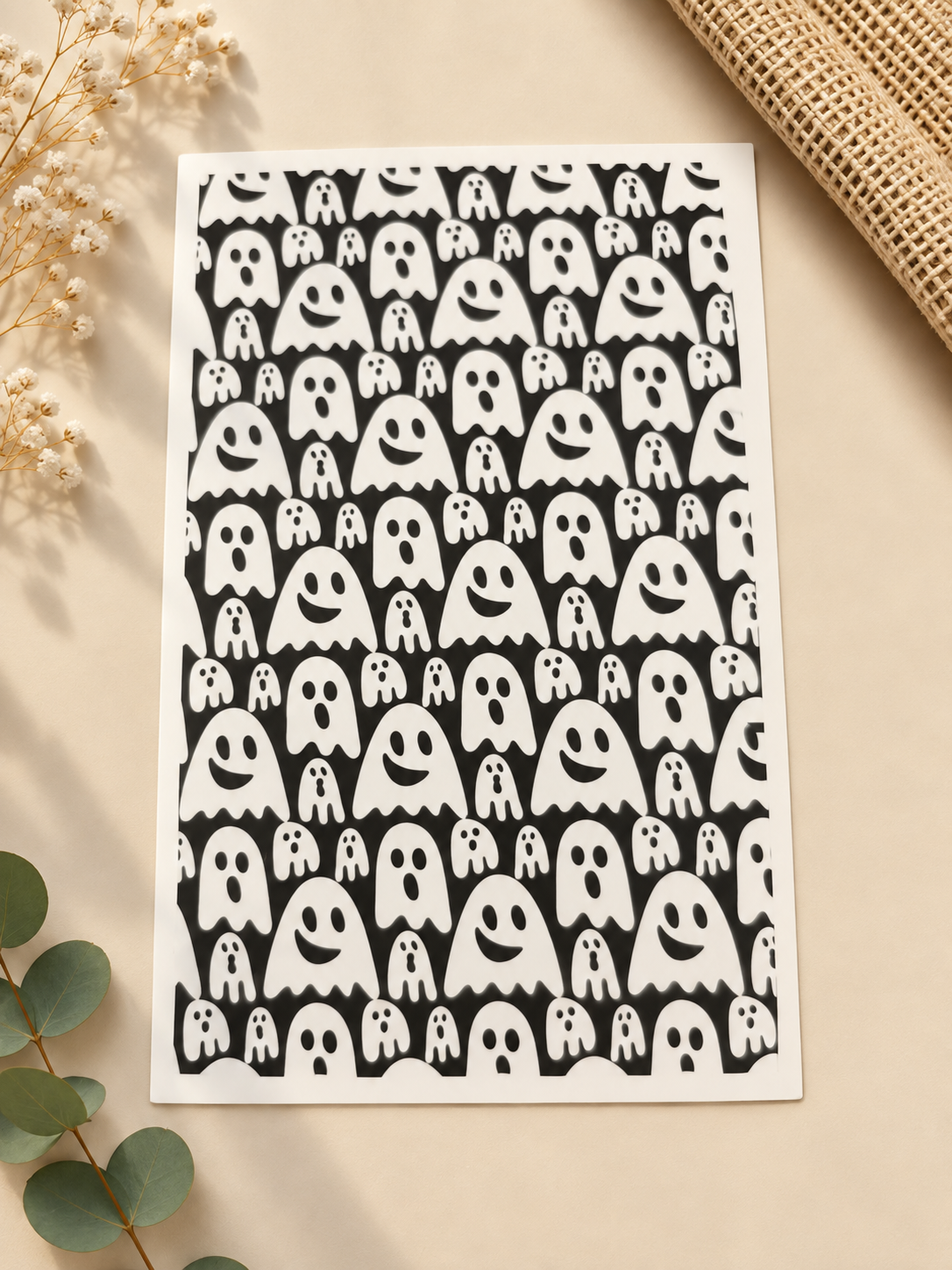 Feuille de transfert Halloween fantômes – TF-170