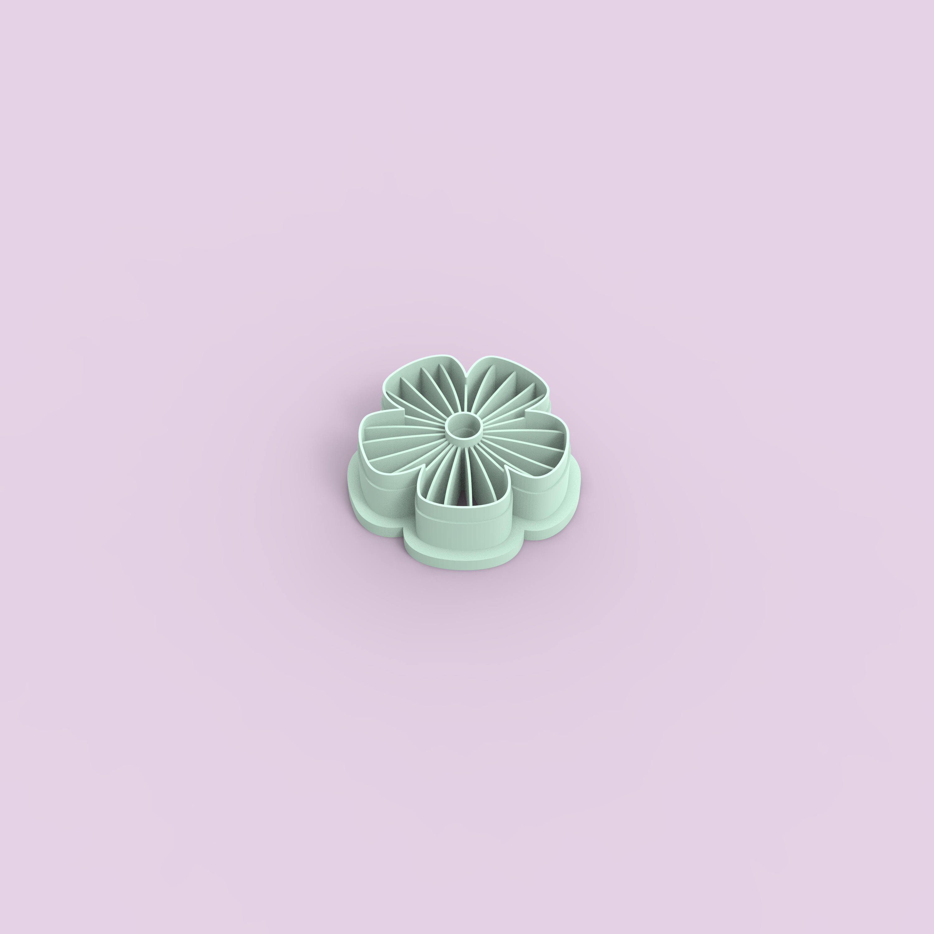 Emporte-pièce fleur ajourée graphique – cutter pâte polymère bijoux DIY pampilles – 20 à 40 mm – EP-193 – fabriqué en France