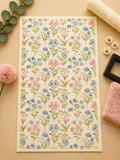 Feuille de transfert pour pâte polymère  – 7,5 x 12 cm – création bijoux DIY. TF122
