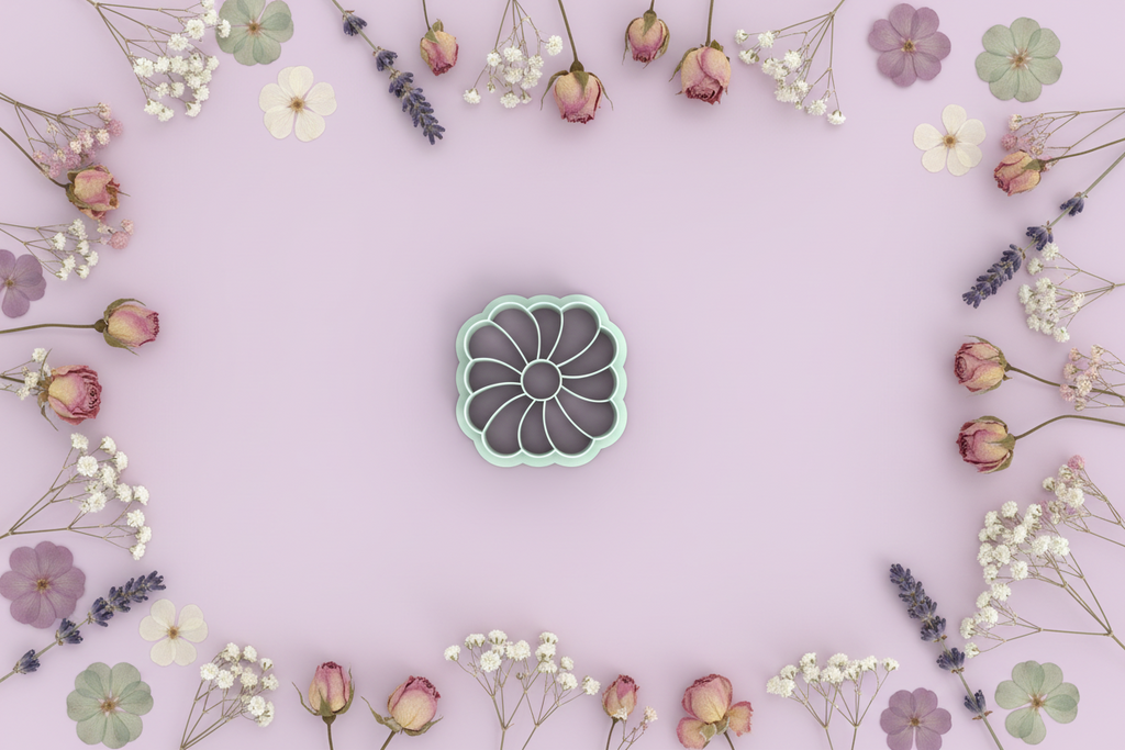 Emporte-pièce fleur ajourée – cutter pâte polymère bijoux DIY pampilles – 20 à 40 mm – fabriqué en France. EP-187