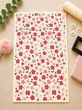 Feuille de transfert fleurs pour pâte polymère  – 7,5 x 12 cm – création bijoux DIY. TF104