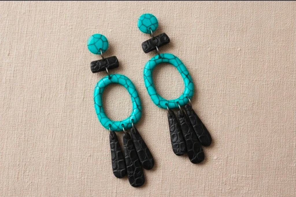 Emporte-pièce pendentif bohème 3 éléments 6 cm – Découpe pâte polymère FIMO – Outil bijoux DIY – Fabriqué en France. EP-59