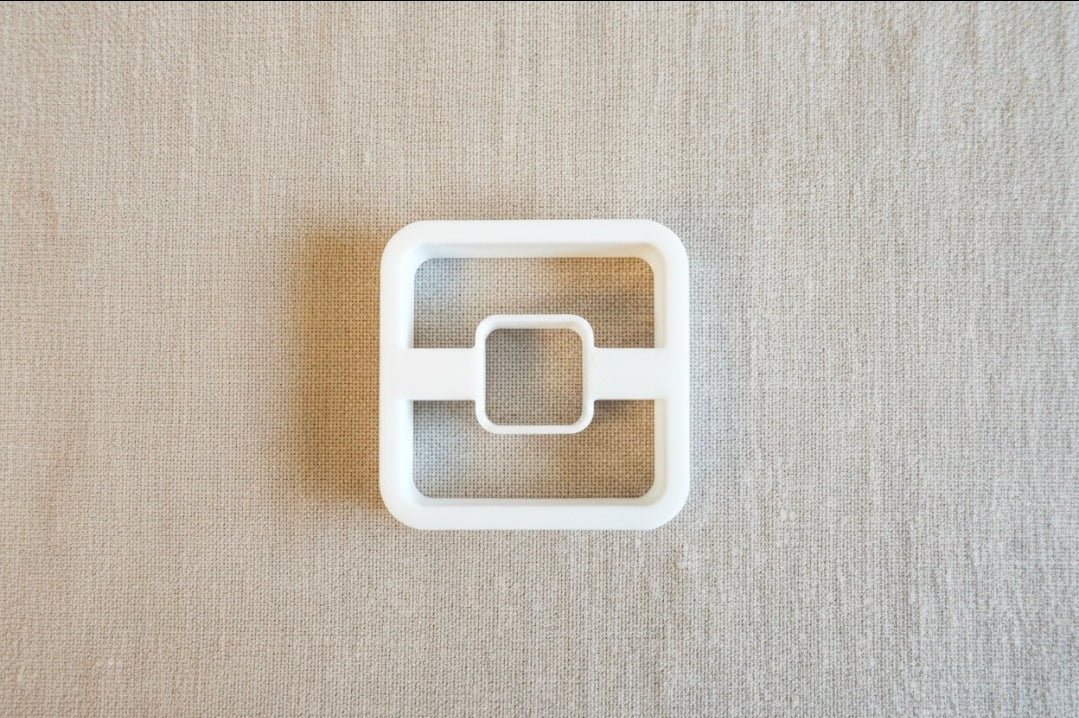 Emporte-pièce pour bijoux – DIY boucles d’oreilles – Forme carrée ajourée – 3,8 cm