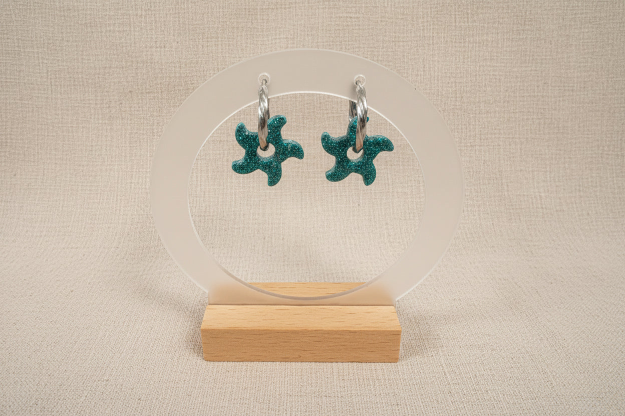 Pampilles Étoiles turquoise