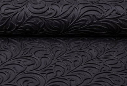 Rouleau texture pâte polymère – motif arabesques – rouleau texturé bijoux DIY – 24 x 80 mm – fabriqué en France