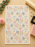 Feuille de transfert pour pâte polymère  – 7,5 x 12 cm – création bijoux DIY. TF123