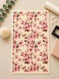 Feuille de transfert fleurs pour pâte polymère  – 7,5 x 12 cm – création bijoux DIY. TF94