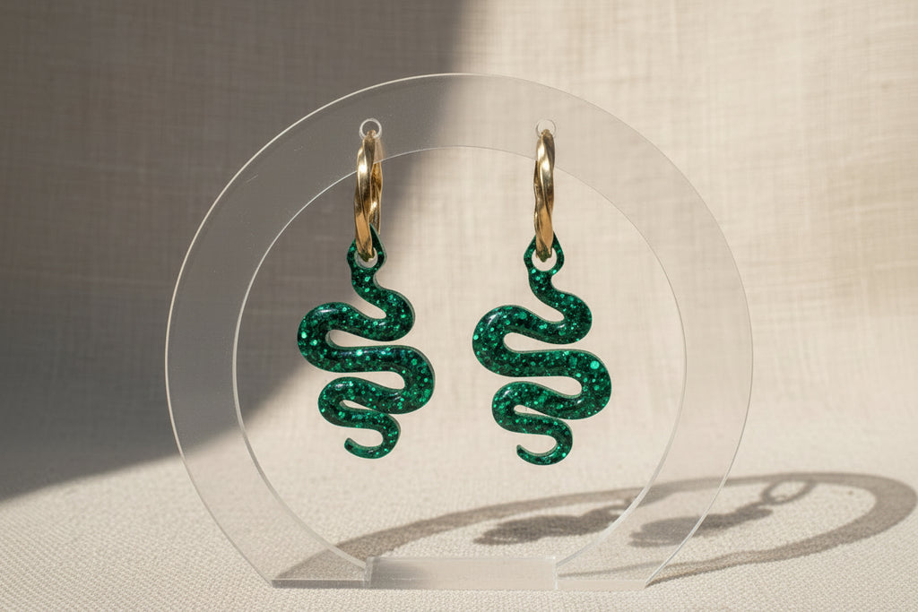 Pampilles Émeraude Serpentine
