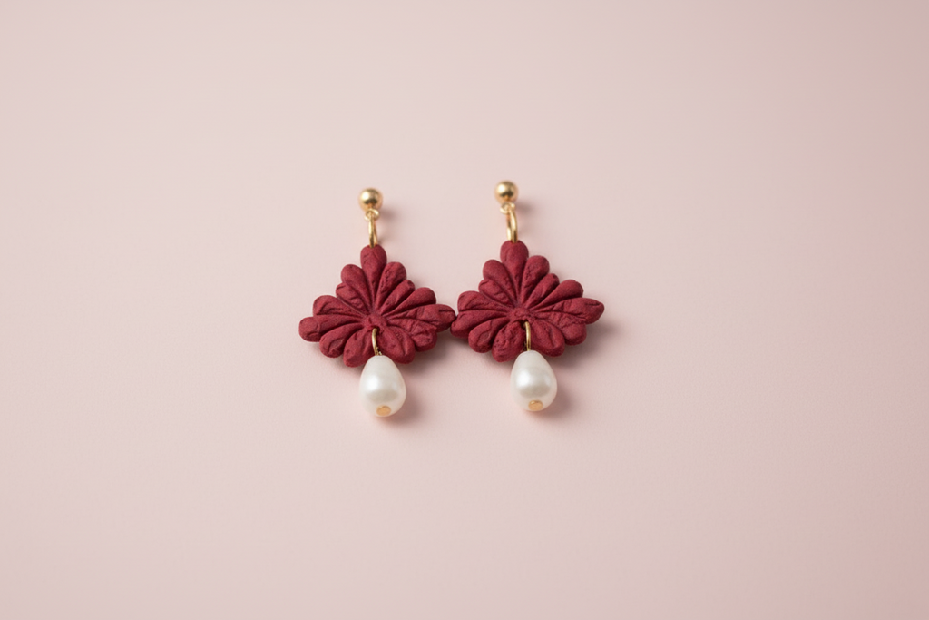 Emporte-pièce pour bijoux – DIY boucles d’oreilles – Forme éventail floral ajouré – 3,5 cm EP-02