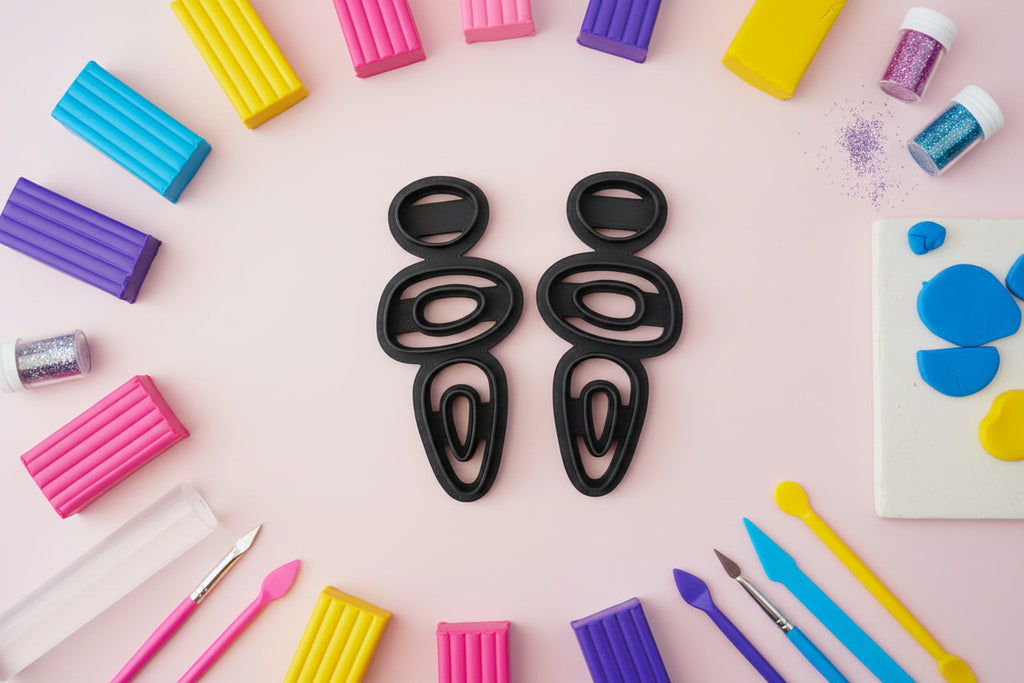 Emporte-pièces bijoux – Lot de 2 formes allongées – DIY argile polymère