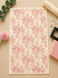 Feuille de transfert pour pâte polymère  – 7,5 x 12 cm – création bijoux DIY. TF113
