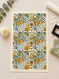 Feuille de transfert feuillage fleuri pour pâte polymère  – 7,5 x 12 cm – création bijoux DIY. TF88