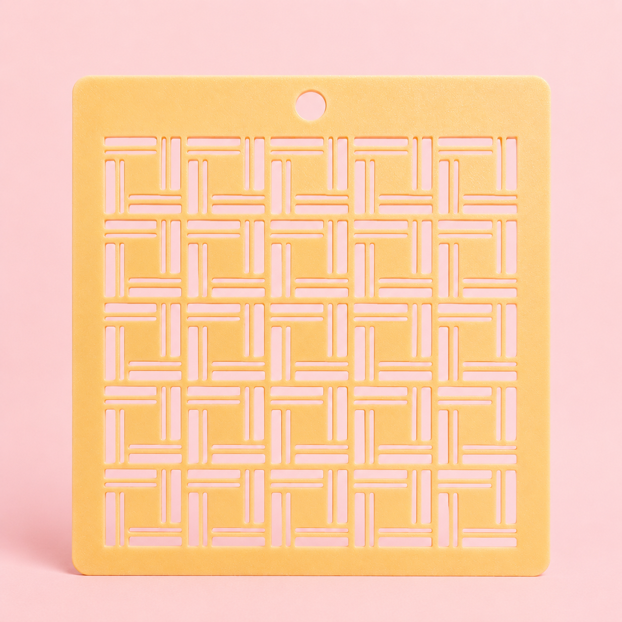 Stencil motif tressé pour pâte polymère – Pochoir texture tissage géométrique – ST-02