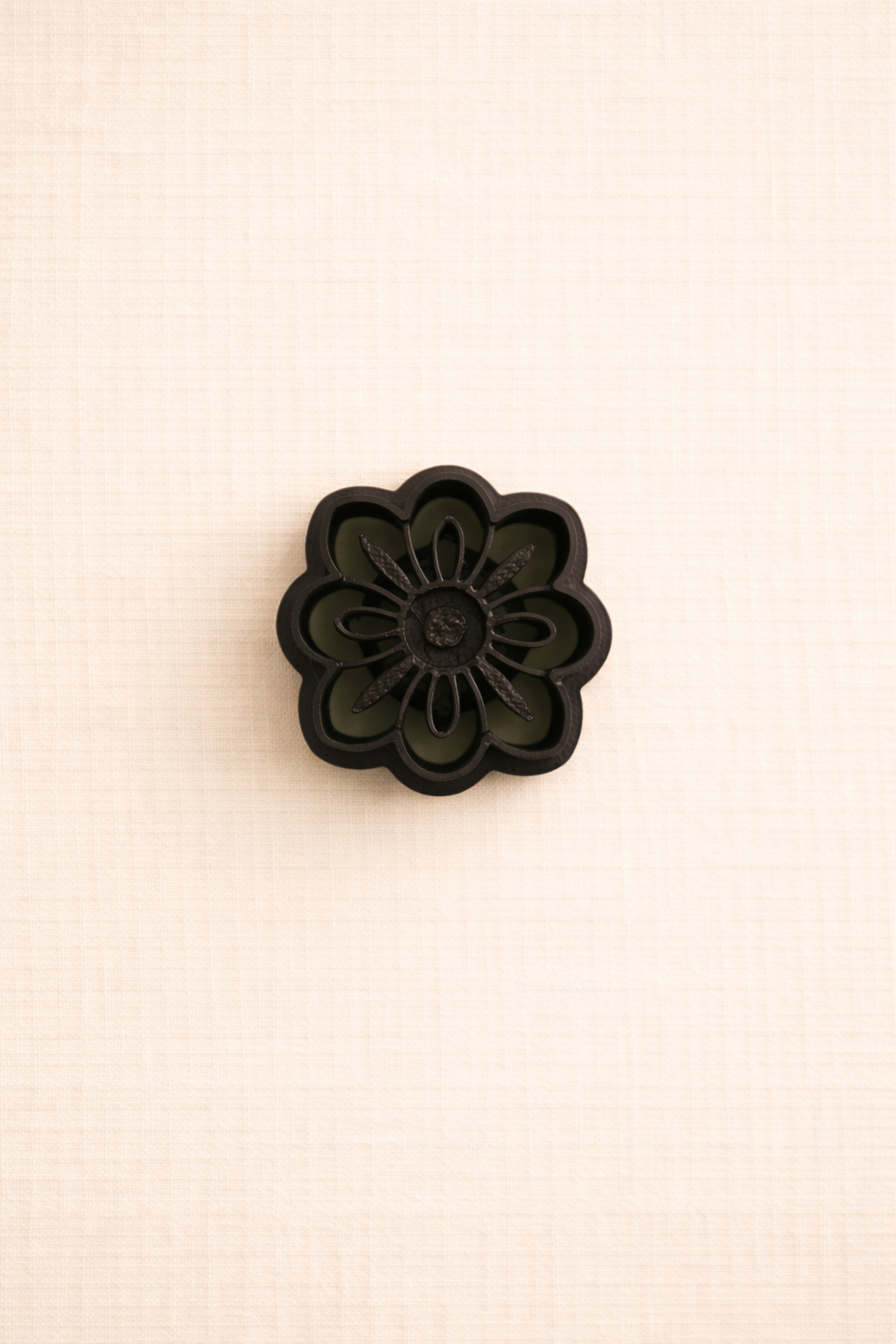 Emporte-pièce fleur rosace pour bijoux DIY – 4 tailles 35 à 50 mm – outil pâte polymère – fabriqué en France