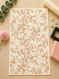 Feuille de transfert pour pâte polymère  – 7,5 x 12 cm – création bijoux DIY. TF117