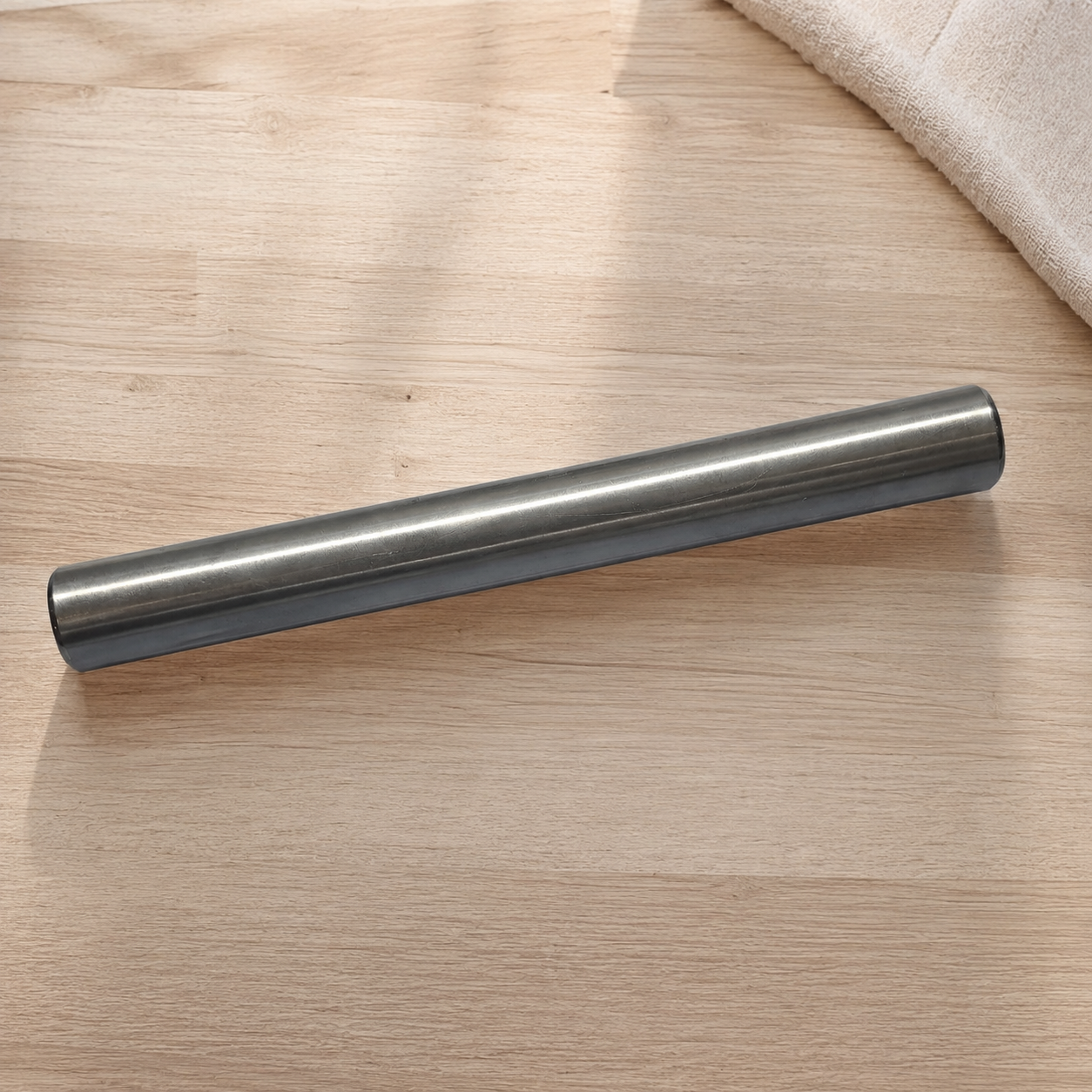 Rouleau en aluminium 20 cm – Idéal pour la pâte polymère, Fimo, argile et loisirs créatifs