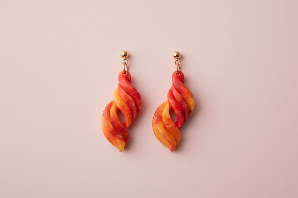 Emporte-pièce pour bijoux – DIY boucles d’oreilles – Feuille ajourée graphique – 4 cm. EP-12