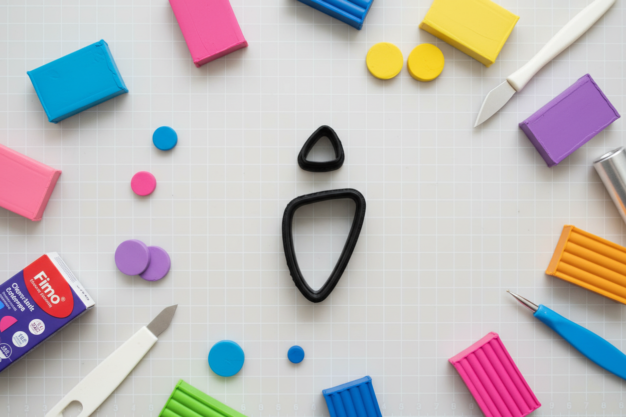 Lot de 4 emporte-pièces triangle irrégulier – 1,5 cm et 4 cm – Découpe géométrique moderne pour bijoux pâte polymère DIY