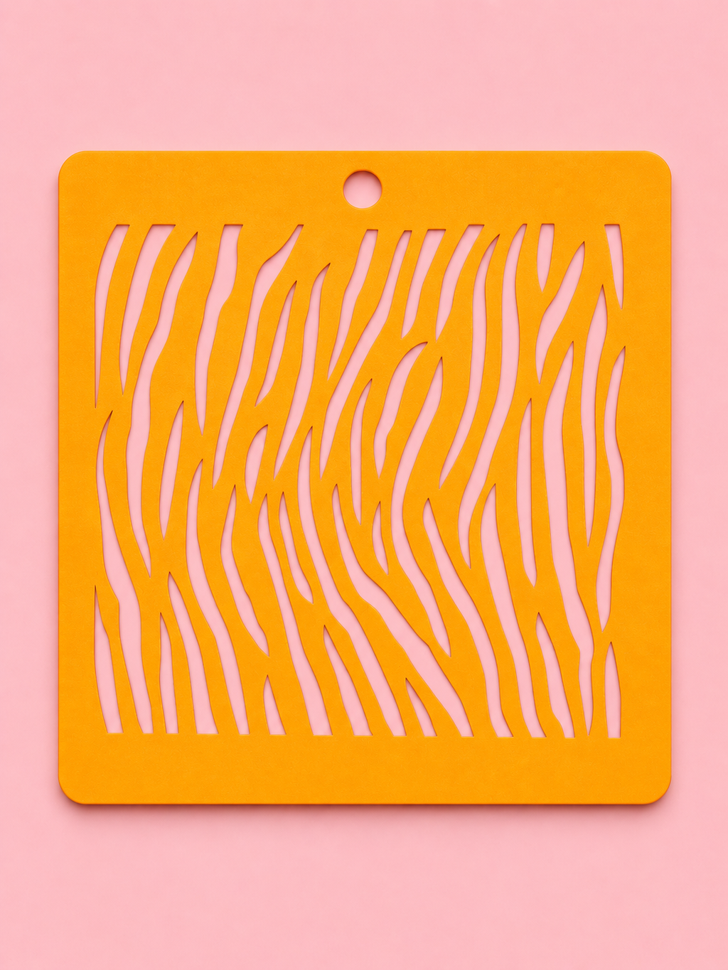 Stencil effet tigre pour pâte polymère – Pochoir texture rayures animales – ST-17