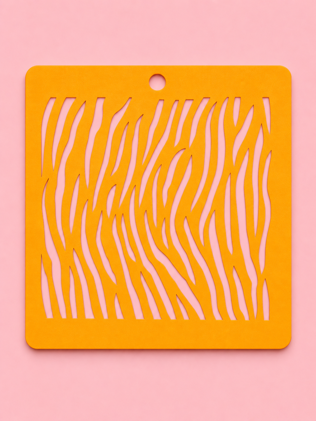 Stencil effet tigre pour pâte polymère – Pochoir texture rayures animales – ST-17