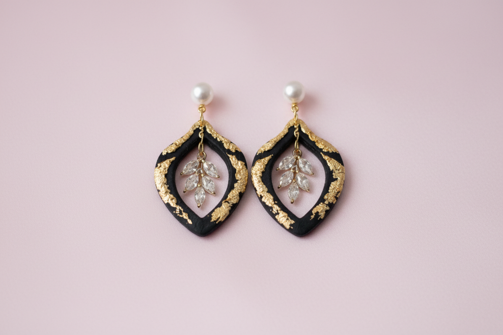 Emporte-pièce pour boucles d’oreilles – DIY bijoux – Goutte ajourée graphique – 1 pièce