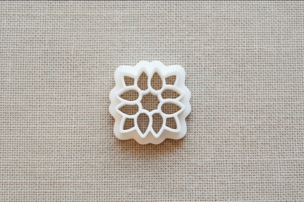 Emporte-pièce pour bijoux – DIY boucles d’oreilles – Fleur ajourée géométrique – 5 tailles