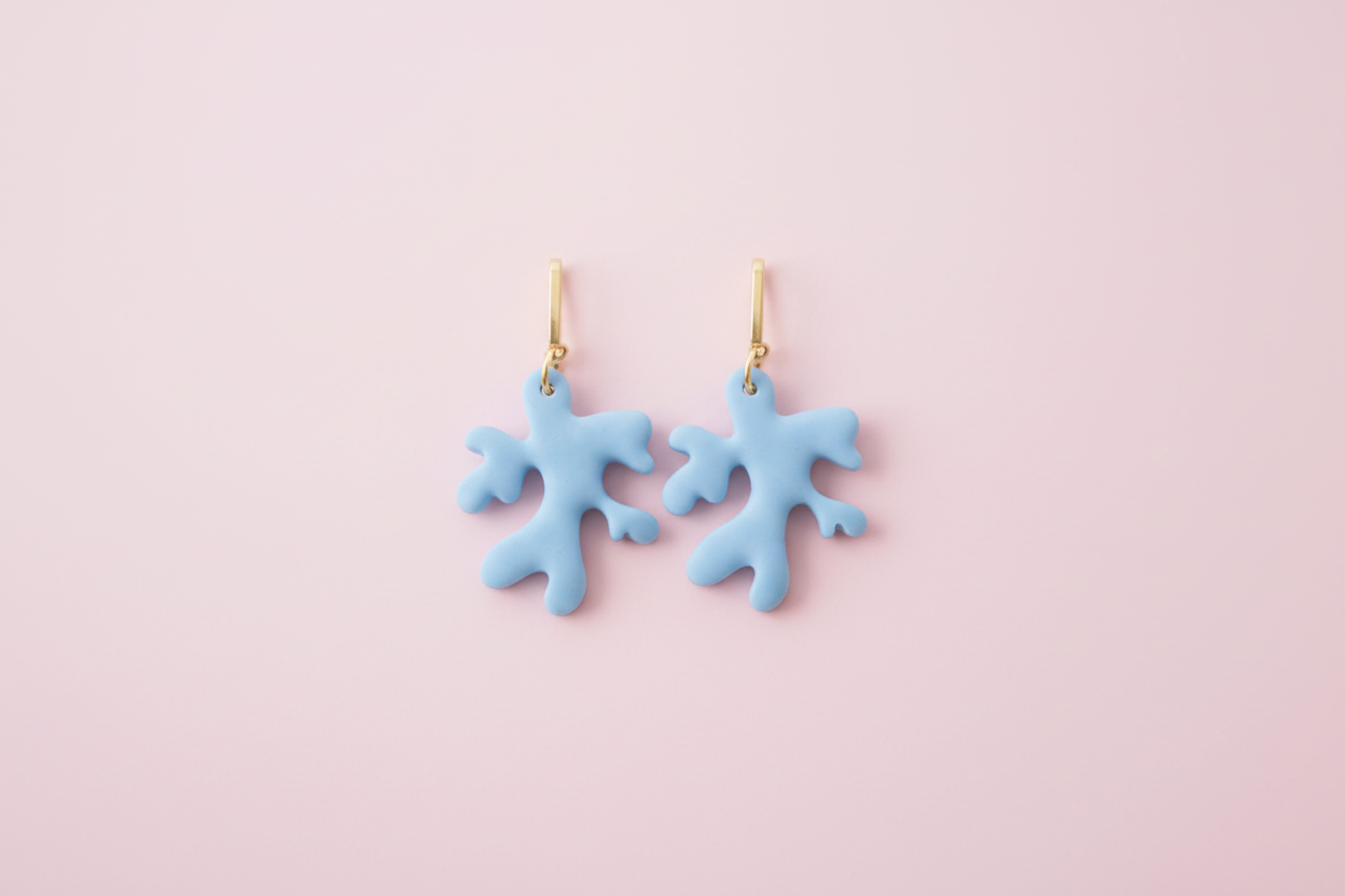 Emporte-pièce pour bijoux – DIY boucles d’oreilles – Forme organique abstraite – 3 cm. EP-95