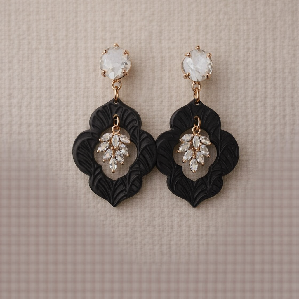 Emporte-pièce pour bijoux – DIY boucles d’oreilles – Forme ajourée élégante – 4 cm. EP-39