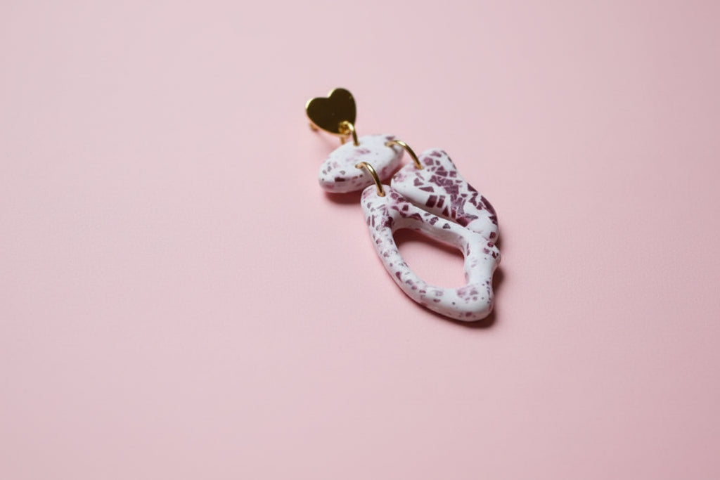 Lot de 2 emporte-pièces pour boucles d’oreilles – Paire gauche droite – DIY argile polymère