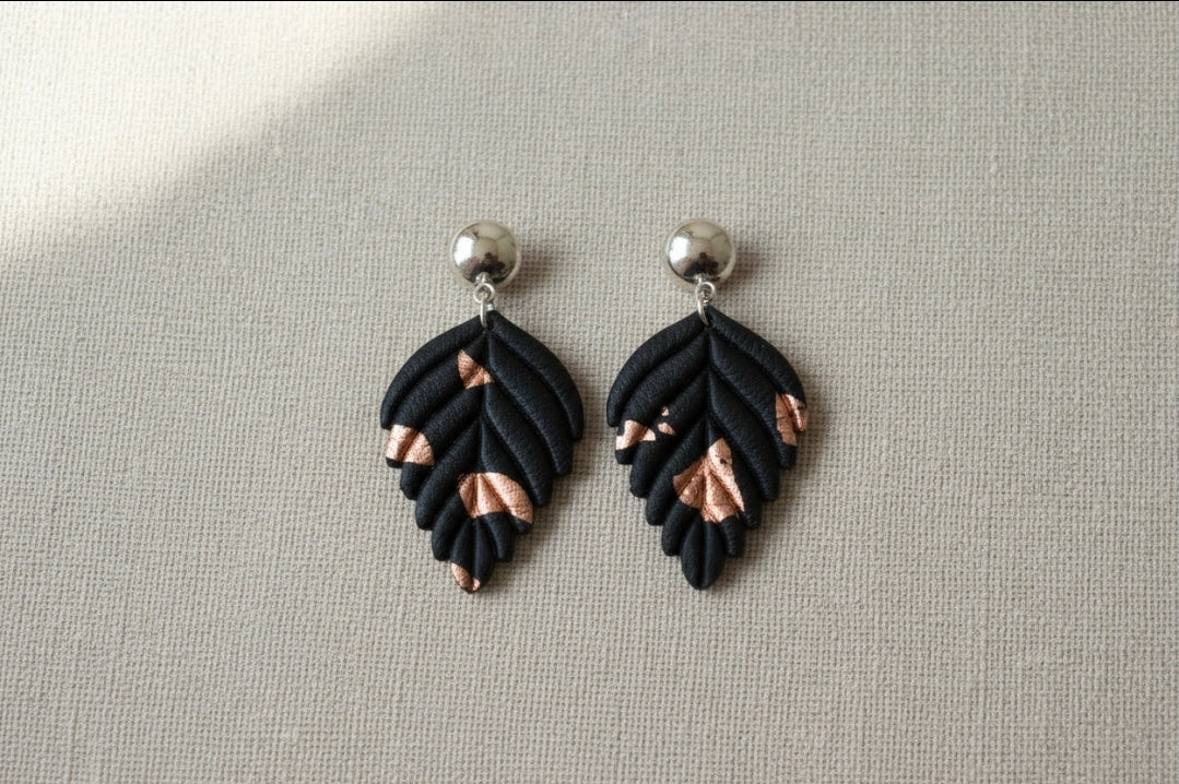 Emporte-pièce pour boucles d’oreilles – Forme feuille ajourée – DIY bijoux. EP-08