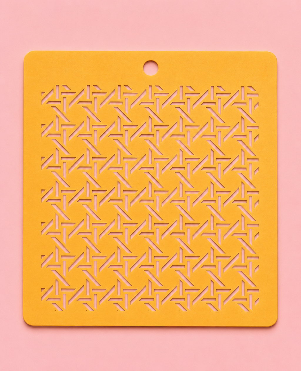 Stencil motif géométrique tressé pour pâte polymère – Pochoir texture graphique moderne – ST-15