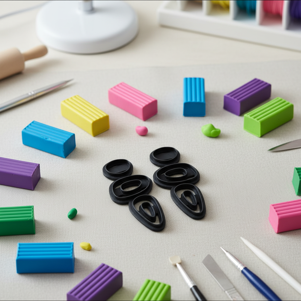 Emporte-pièce allongé ajouré – Moule multi-formes – 7,5 cm. Lot de 2.EP-55