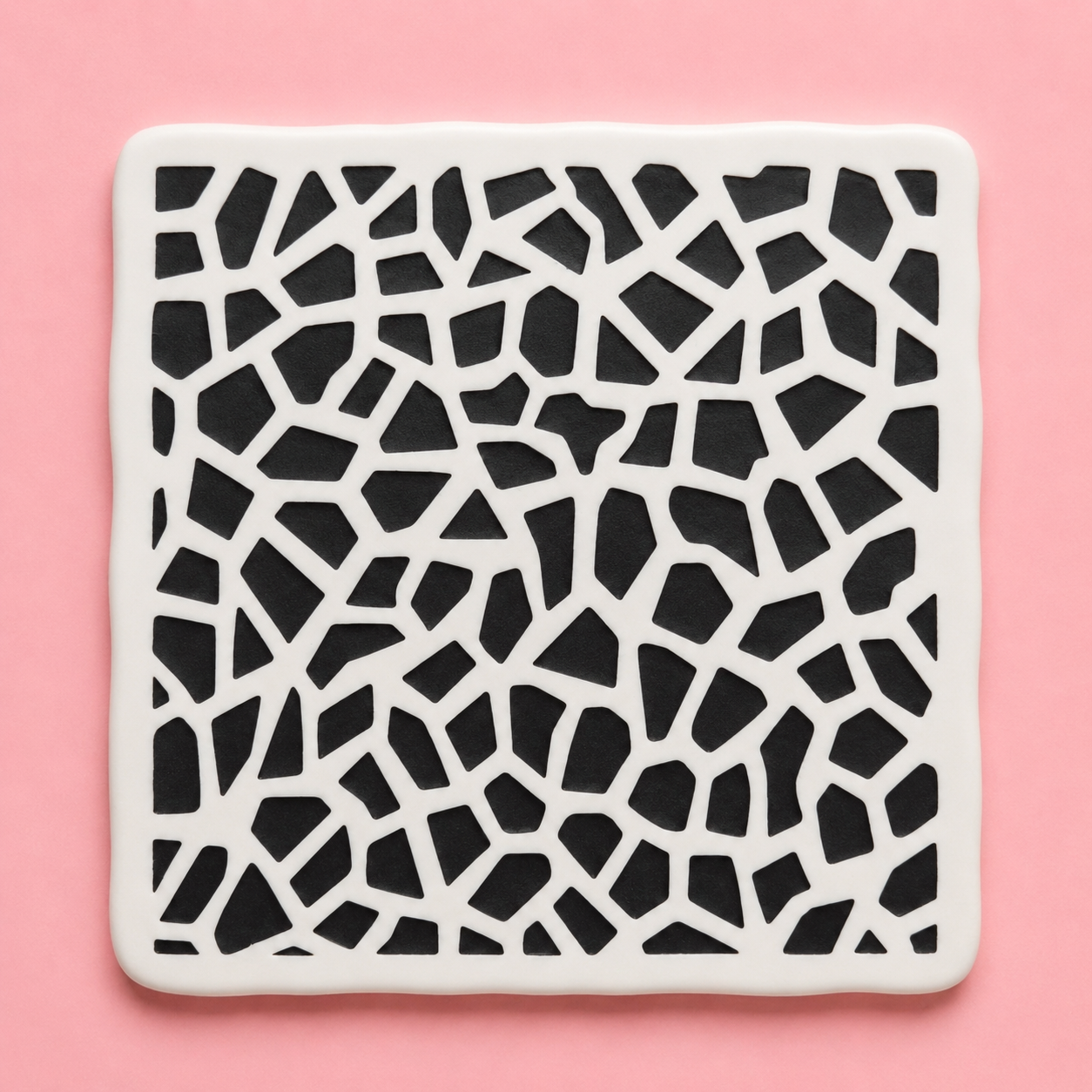 Stencil effet pierre naturelle pour pâte polymère – Pochoir texture minérale – ST-14