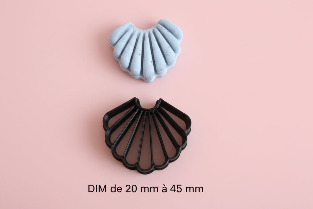 Emporte-pièce coquillage bijoux DIY – 6 tailles au choix – de 20 à 45 mm