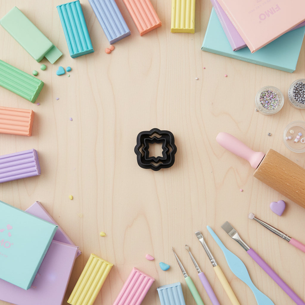 Emporte-pièce pampille fleur ajourée géométrique – Bijoux DIY – 4 tailles disponibles 30 à 45 mm