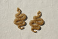 Pampilles Serpent Doré Pailleté
