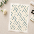 Feuille de transfert tâches bleues pour pâte polymère  – 7,5 x 12 cm – création bijoux DIY. TF73