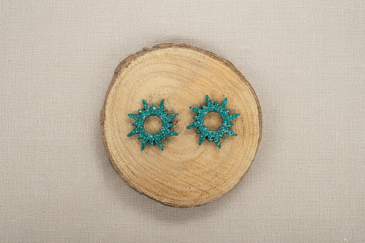 Pampilles soleil turquoise