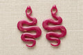 Pampilles Rubis Serpentine