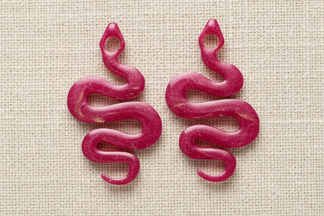 Pampilles Rubis Serpentine