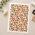 Feuille de transfert cerises pour pâte polymère – 9,5 x 14 cm – création bijoux DIY. TF72