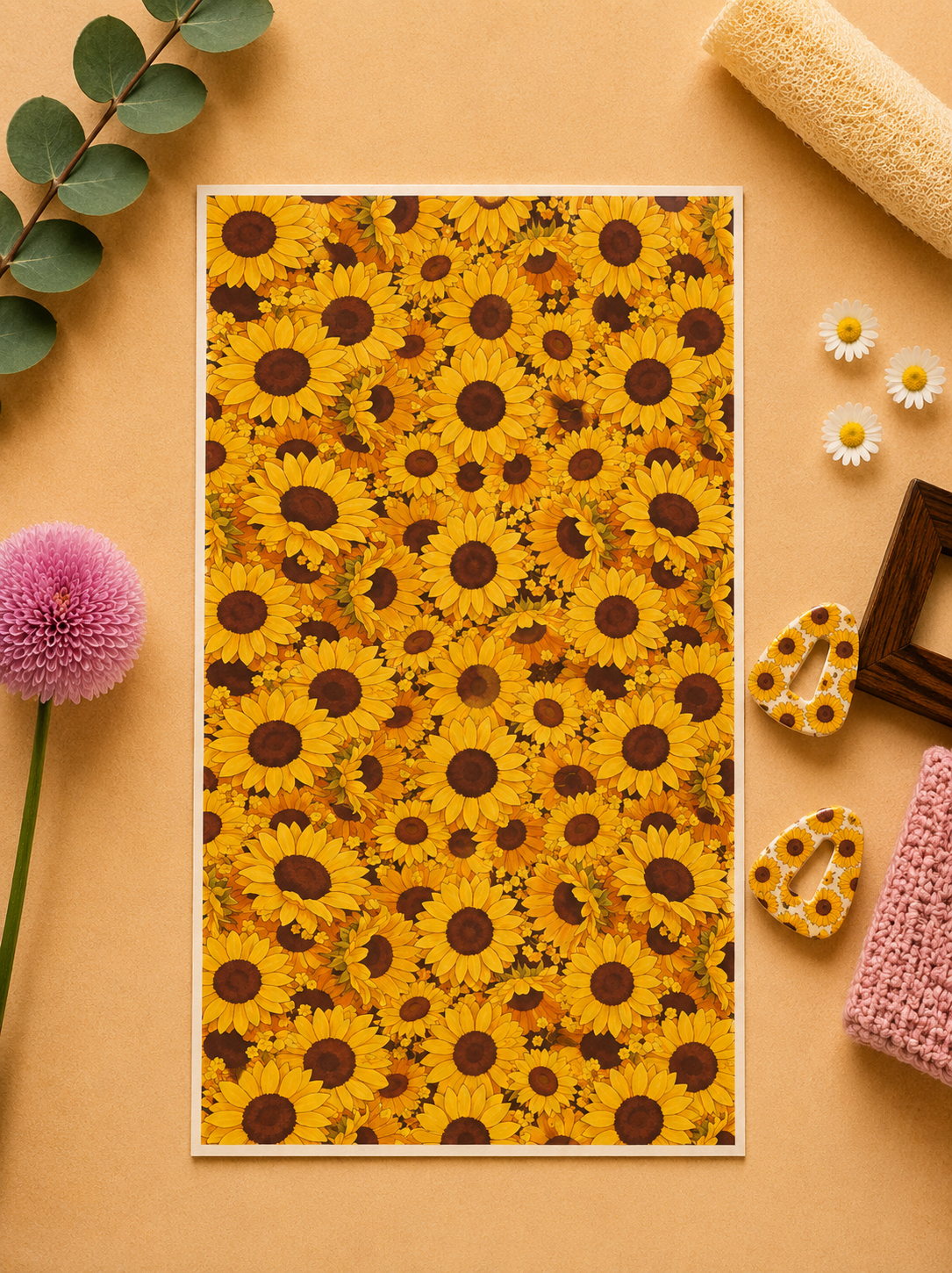 Feuille de transfert pour pâte polymère  – 7,5 x 12 cm – création bijoux DIY. TF142