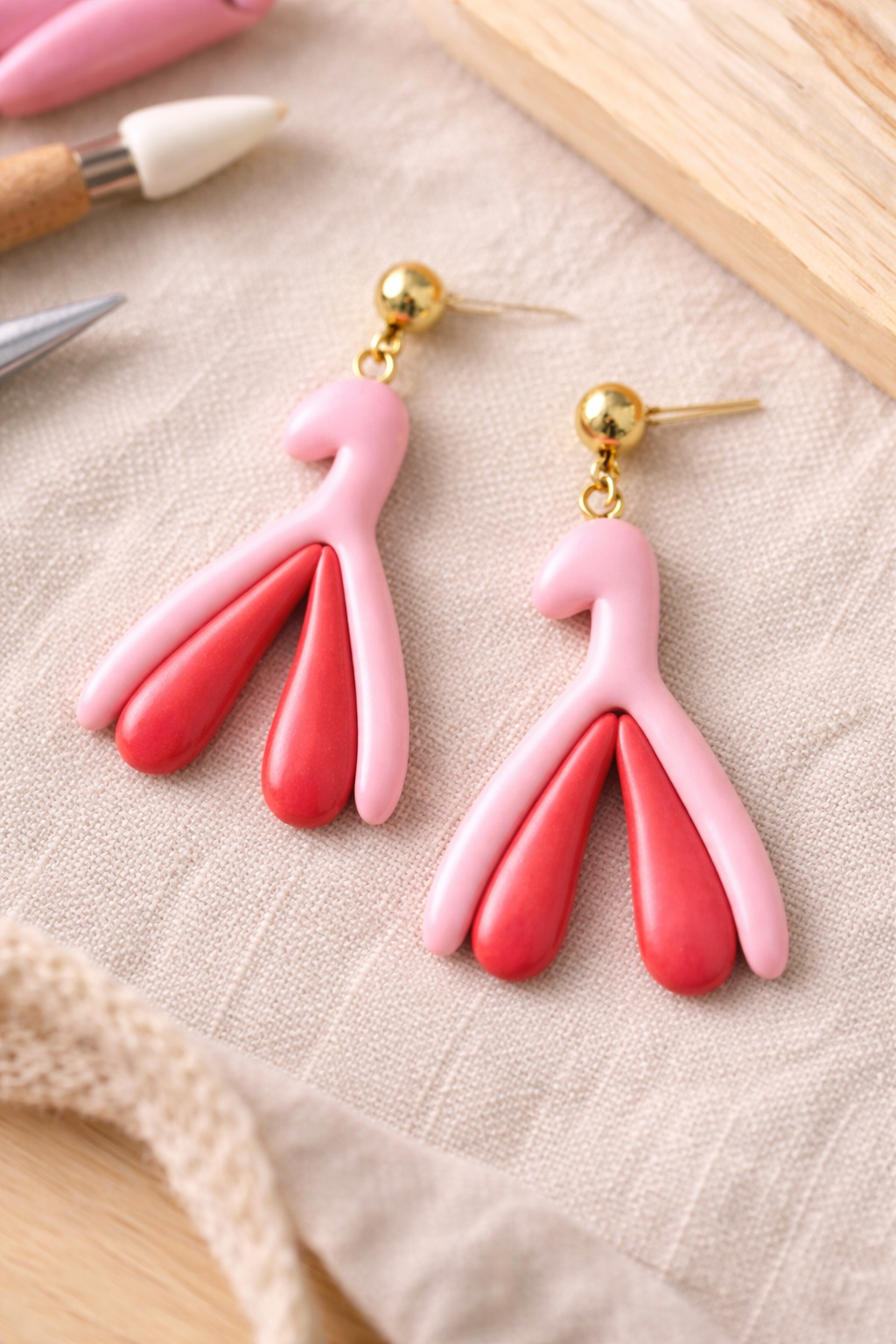 Emporte-pièce forme clitoris stylisé – cutter pâte polymère bijoux – pampilles EVJF – design audacieux et original – 25 à 55 mm – EP-257 – fabriqué en France