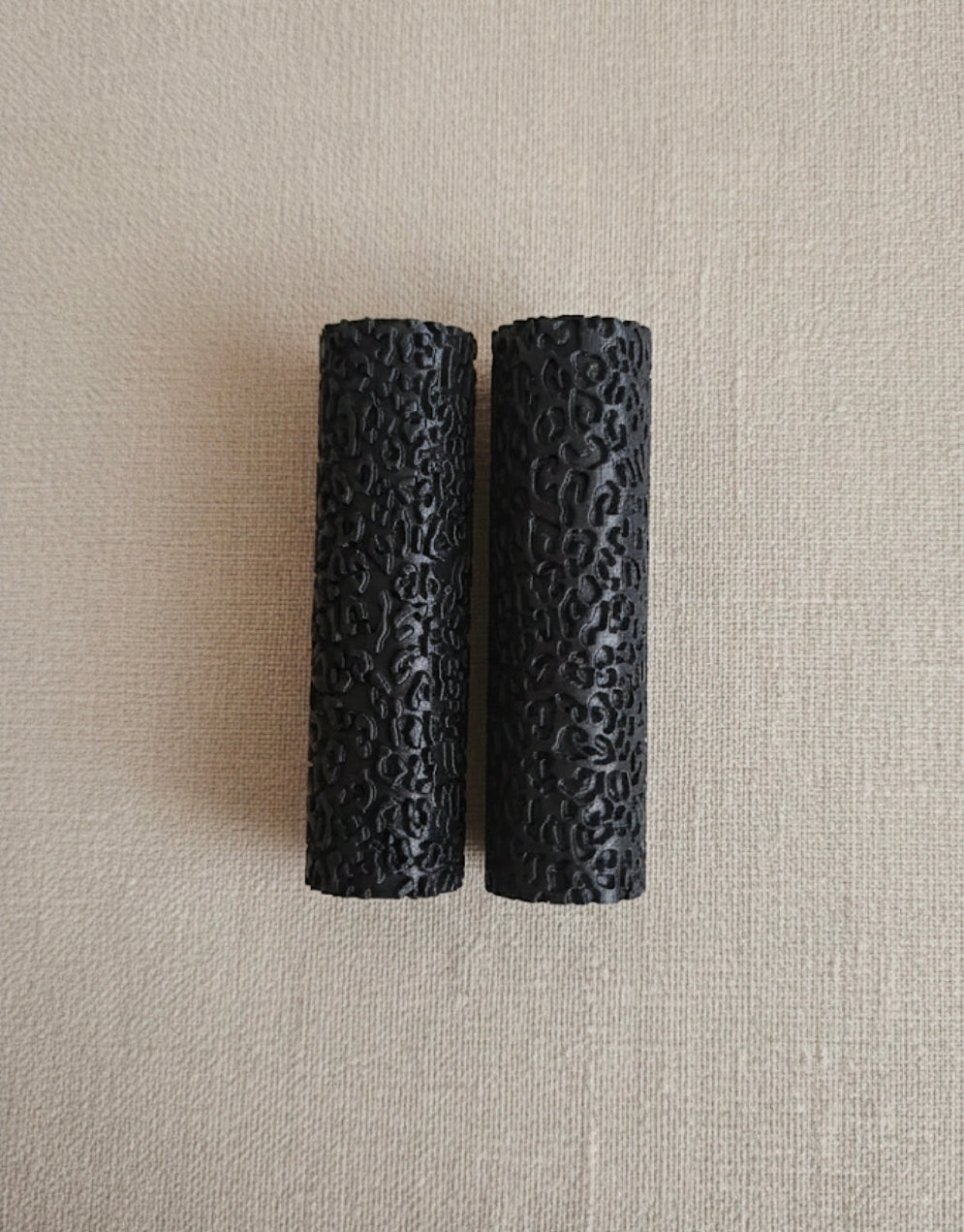 Rouleaux texture léopard pour bijoux DIY – Motif Léopard – Lot de 2
