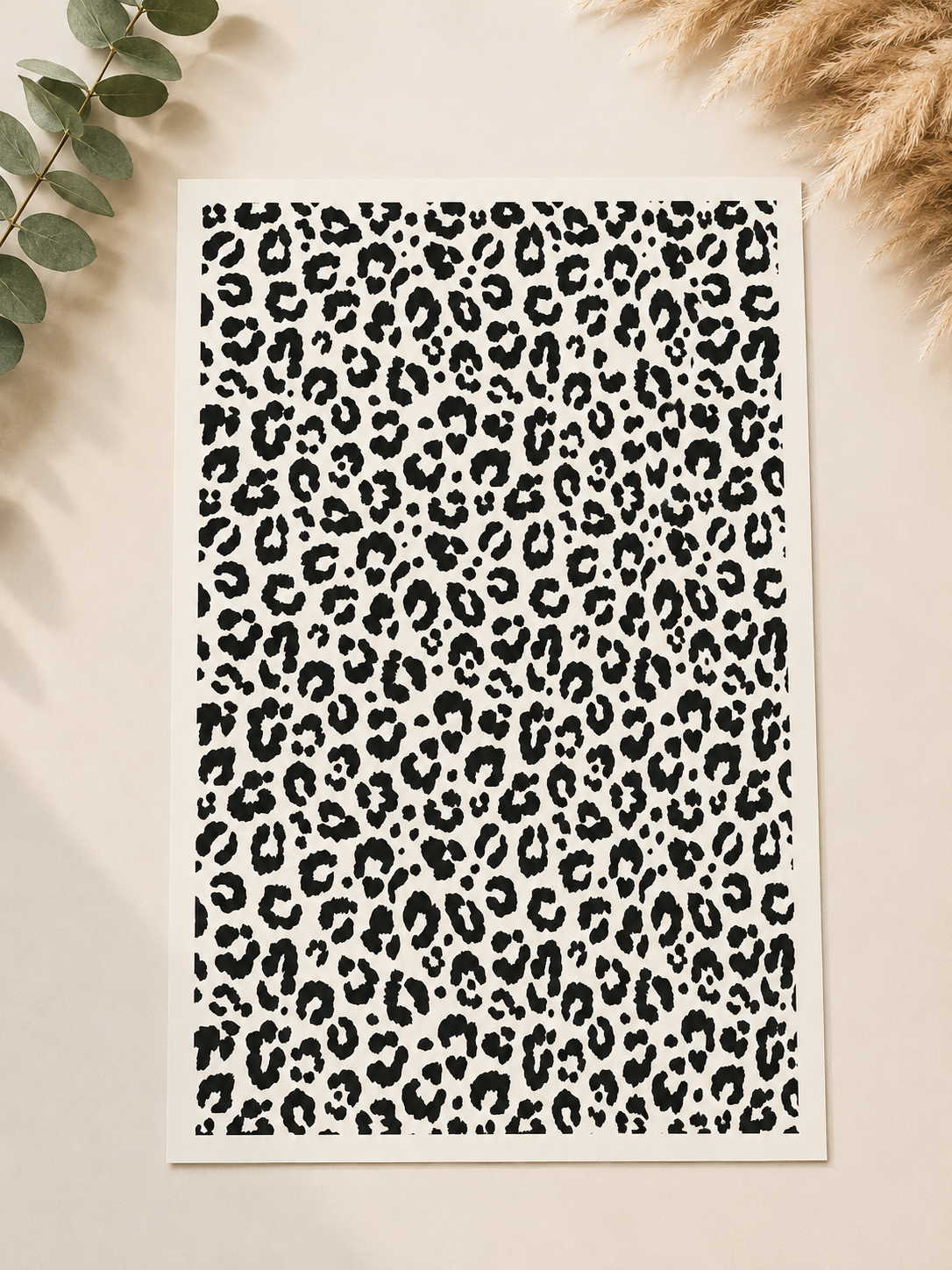 Feuille de transfert pour pâte polymère  – 10 x 14 cm – création bijoux DIY. TF160
