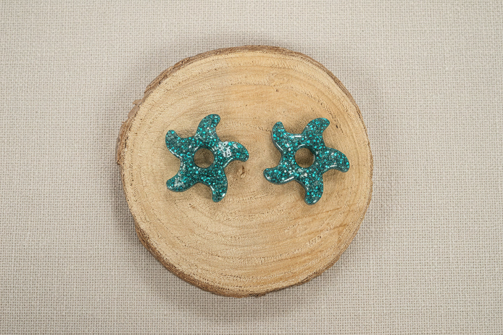 Pampilles Étoiles turquoise