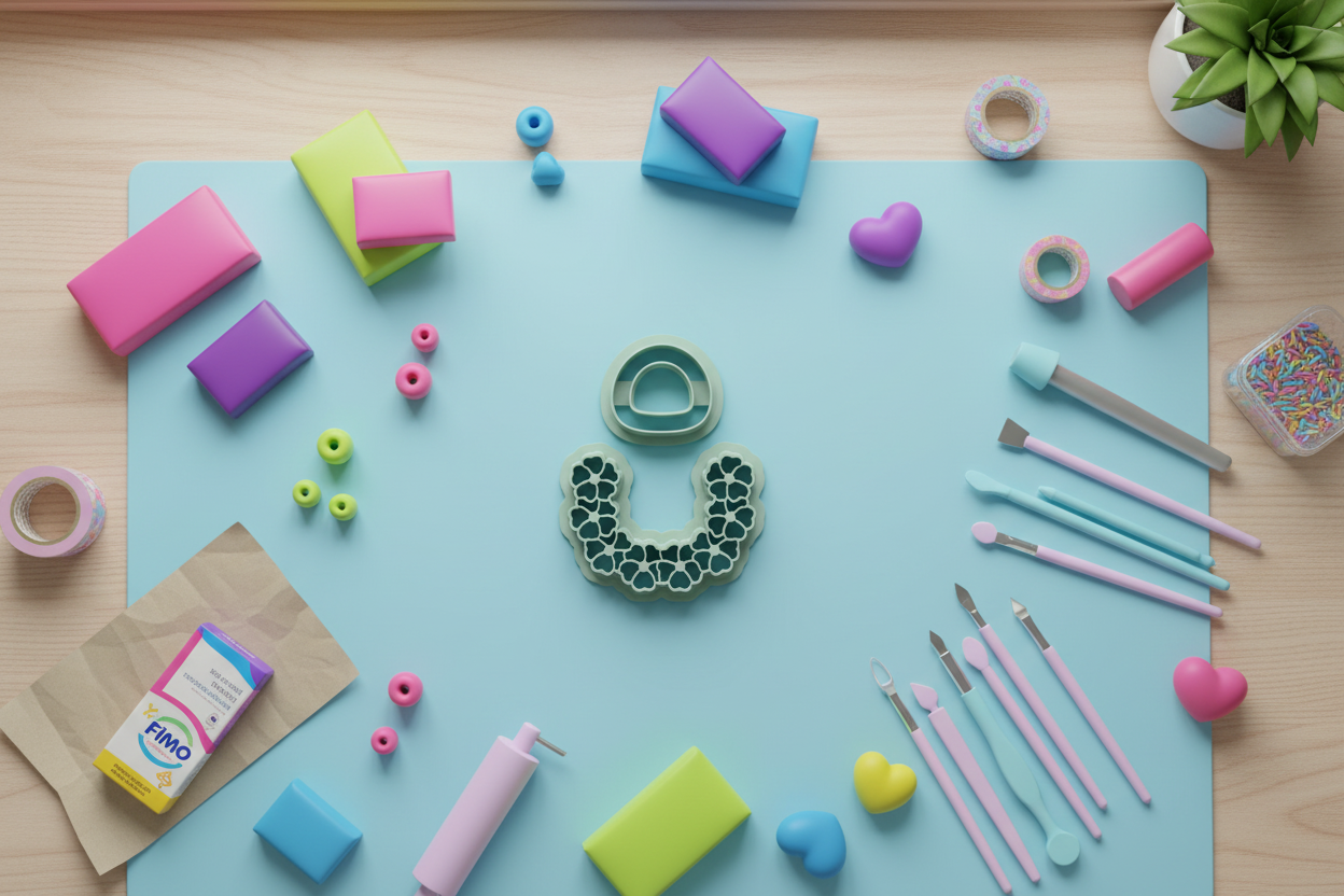 Emporte-pièces demi-lune fleur ajourée – lot de 2 cutters pâte polymère – bijoux DIY pampilles – 30 à 45 mm – EP-194 – fabriqué en France