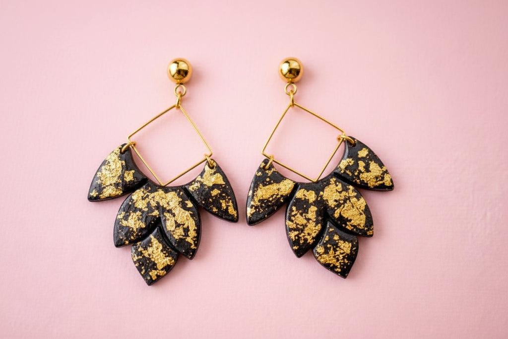 Emporte-pièce pour bijoux – DIY boucles d’oreilles – Forme fleur stylisée – 4,5 cm
