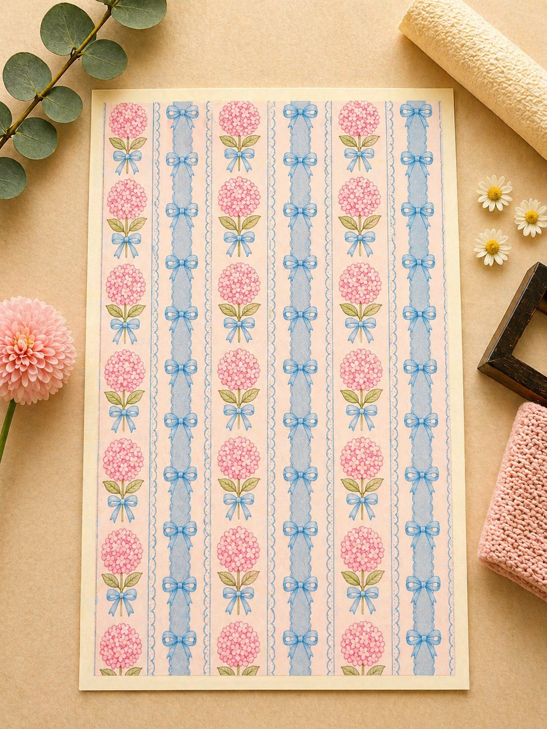 Feuille de transfert pour pâte polymère  – 7,5 x 12 cm – création bijoux DIY. TF127