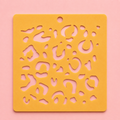 Stencil motif léopard pour pâte polymère – Pochoir texture peau de léopard – ST-11